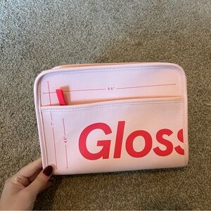Glossier makeup bag